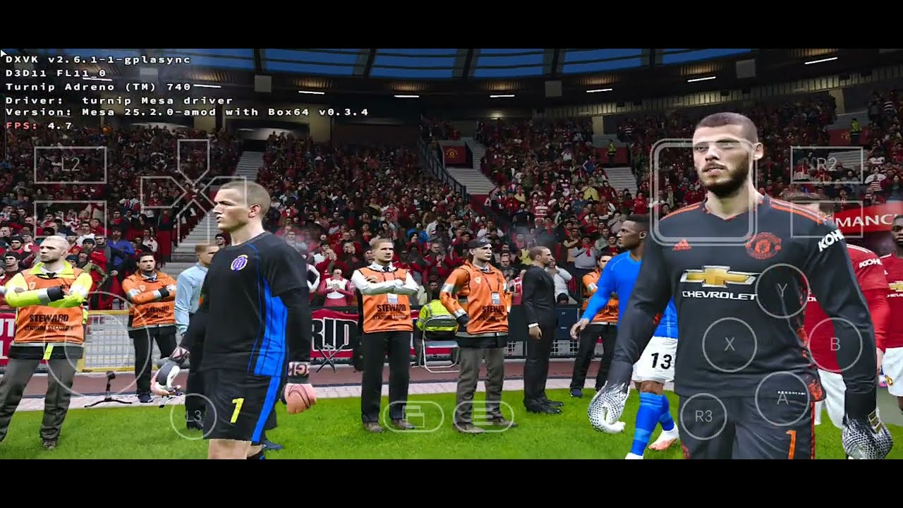 Winlator@Frost 10.0Final V4.1 | eFootball​ 2021 | Honor Magic 5 (Snapdragon 8 Gen 2, Adreno 740)