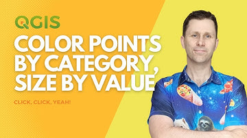 Kleur punt per categorie, bepaal de grootte ervan op basis van waarde in QGIS