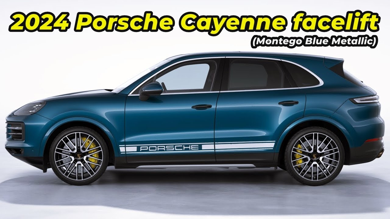 2024 Porsche Cayenne facelift (Montego Blue Metallic) 348 HP V6