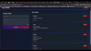 Note-App | Django + React Tutorial