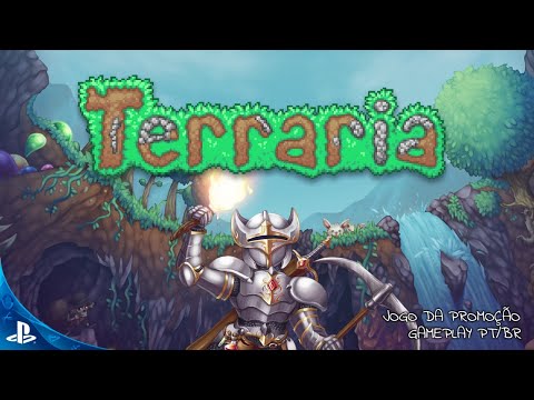 Terraria - Gameplay PT BR - Playstation PS4 - Jogo da Promoção ... Agora com legendas em PT BR !!!