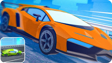 Super Car Merge - New Release - Hyper Hybrid Casual - Gameplay Walkthrough (iOS & Android)