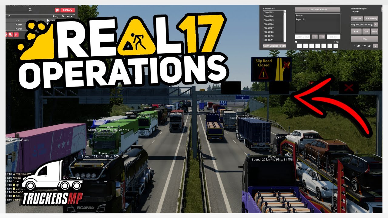 🔥 REAL OPERATIONS V17 🚨 | REPORTS | TruckersMP