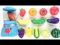 Learn Colors and Names Fruit Vegetables Strawberry Tomato Apple Velcro Cutting Slime Surprise Kinder