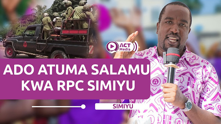 Ado Acharuka "Kazi Yangu Sio Kuwapamba Watawala, Kazi Kusema Ukweli"