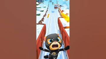 Best Funny Fails Talking Tom Gold Run Android iOS Gameplay #talkingtom #shortfeed #shorts