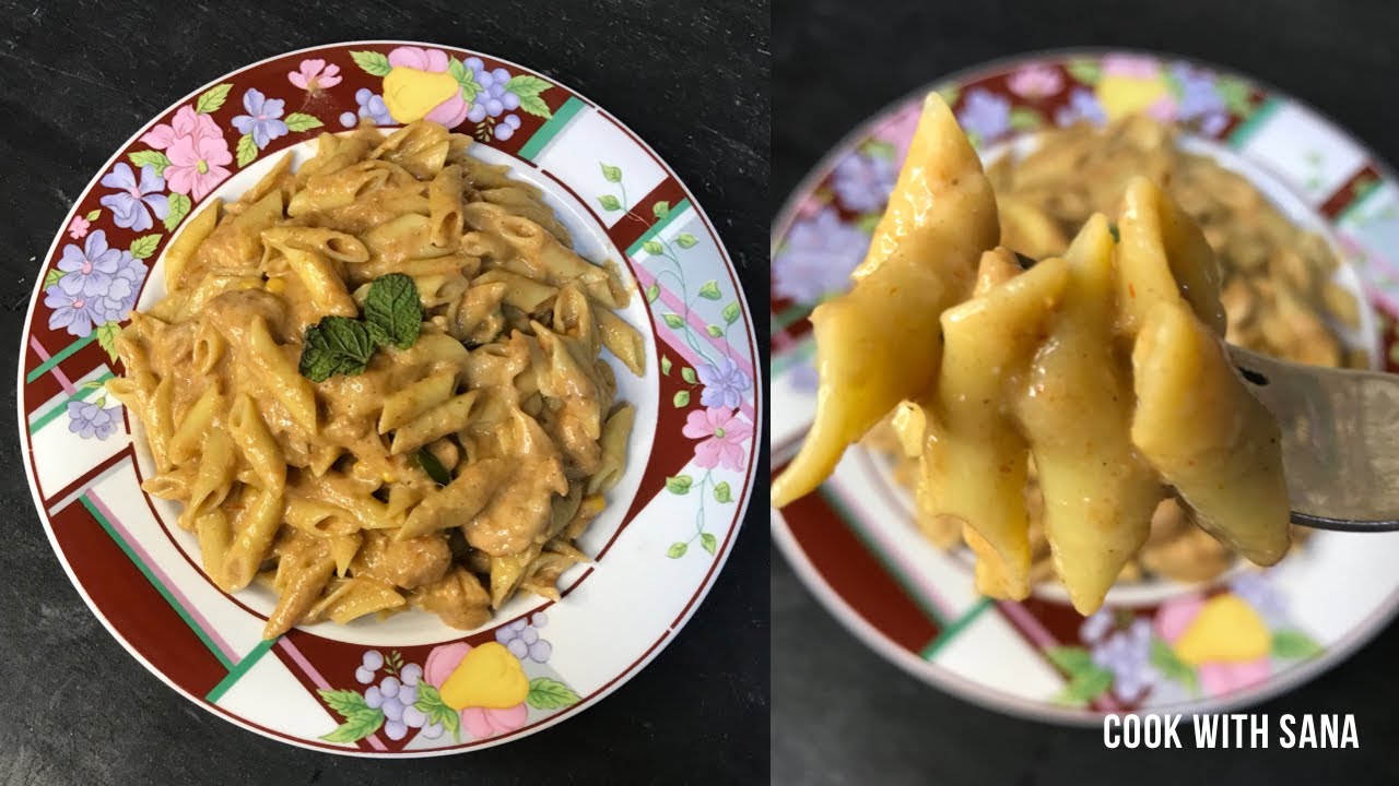 Mexican chicken pasta recipe in Urdu / Hindi by cook with sana. YouTube