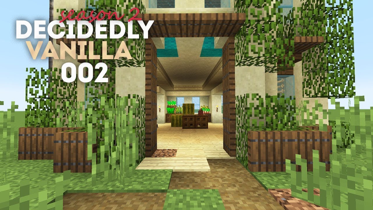 Decidedly Vanilla SMP S2 EP2 | First Community Build!!! (1.13 SMP)