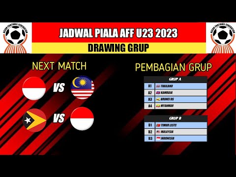 Jadwal pertandingan piala AFF U23 2023. Indonesia vs Malaysia ! Indonesia vs Timor Leste