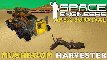 I Turned the Respawn Rover into a MUSHROOM HARVESTER! | Space Engineers: Apex Survival Pt.4