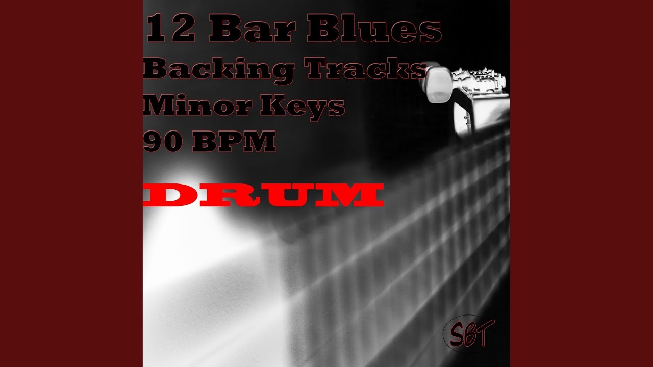 Beginner 12 Bar Blues Drum Backing Track E Minor 90 BPM - YouTube