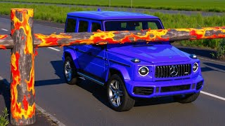 Download Lagu Cars vs Log Traps Challenge #3 in BeamNG Drive! MP3