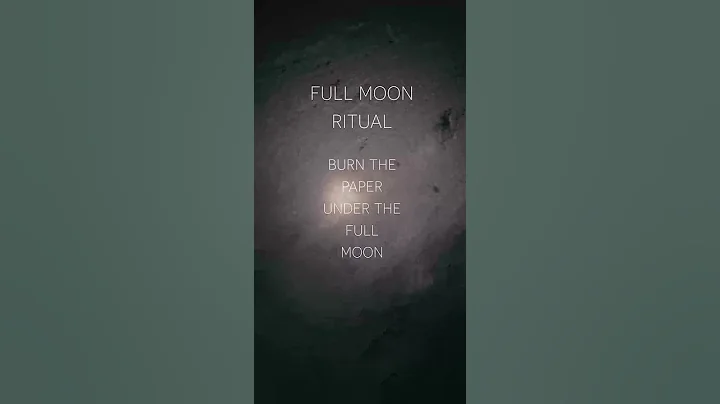 Full Moon Ritual to Let Go & Manifest Your Best Life - DayDayNews
