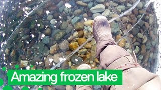 Man Films Amazing Walk Across Worlds Deepest Frozen Lake