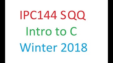IPC144SQQ - Week5 - Parallel arrays, Structures, functions