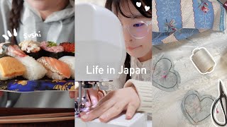 Life in Japan💗 : room makeover, eat sushi, green tea, girl therapy, by real Japanese girl