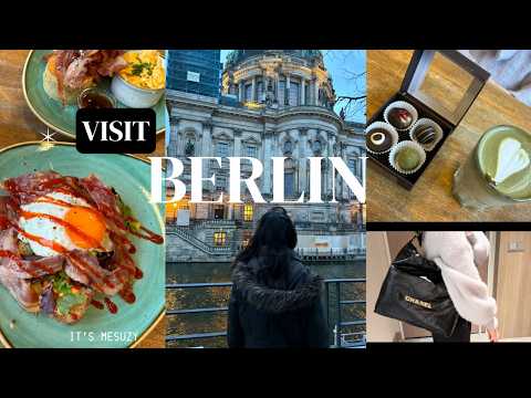 2 days in Berlin 🇩🇪 | What to Eat & See + Bike Café Brunch & famous Chocolate shop, museum tour 🍫✨