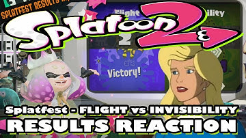 Splatoon 2 Splatfest - Flight vs Invisibility - Results Reaction