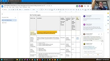 OCP HM - Fleetscale Memory Fault Management Workstream call (Feb 11, 2025)