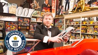 Largest collection of James Bond memorabilia  - Guinness World Records 2015