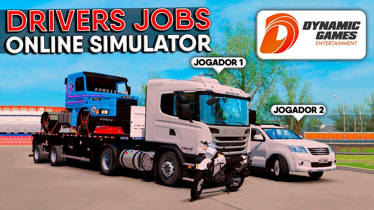 LANÇAMENTO! Drivers Jobs Online Simulator Novo Jogo de Caminhões, Carros e  Ônibus Para Celular 