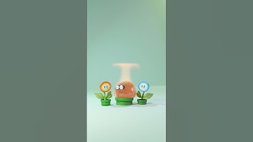 第7話　ファイヤーフラワー　#shorts   #anime   #cute #マリオ #mario #fire #アニメ作ってみた