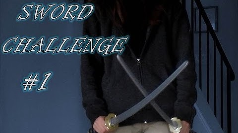 Sword Challenge: Forward and Backward Spin at the Same Time!