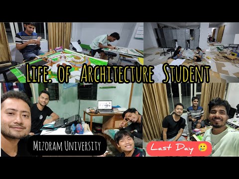 Life of a Architechture Student | Last Day | @mizoram university#mzu  @Purba Bindas Vlogging