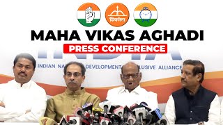 LIVE: Maha Vikas Aghadi (MVA) Press Conference on seat sharing for Lok Sabha Election 2024