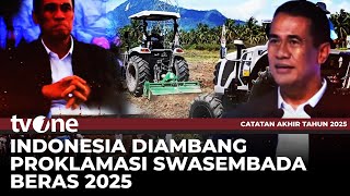 Proklamasi Swasembada Pangan Mentan Amran | Catatan Akhir Tahun 2025 tvOne