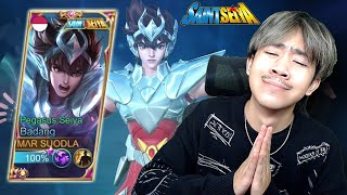 REVIEW SKIN BADANG PEGASUS SEIYA TERSINGKONG DI DUNIA - Mobile legends