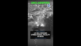 US sea drones strike naval facility in Iran US sea drones strike naval facility in Iran