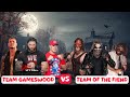 John cena Roman reigns and Randy orton vs The Fiend 'Bray wyatt" Kane and Mankind: wwe2k24 gameplay