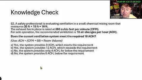 Daily Quiz ep61 Ventilation December 6 2025 BCSP