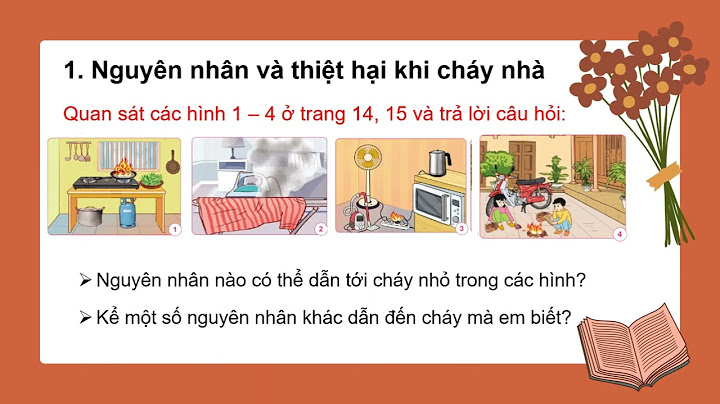 Giáo án Phòng tránh hỏa hoạn khi ở nhà