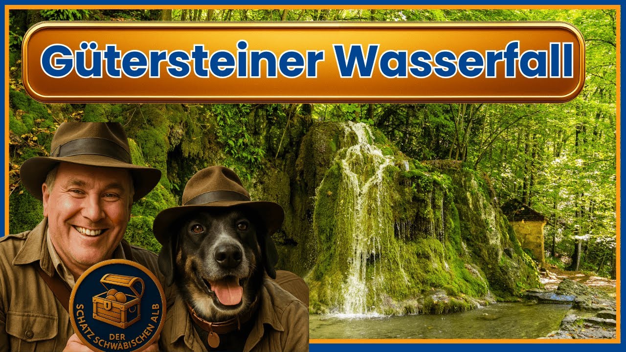 Gütersteiner Wasserfall – verborgen zwischen Klosterruinen auf der Schwäbischen Alb