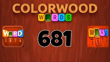 COLORWOOD WORDS Cryptogram level 681