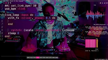 Sam Aaron Live Coding w/ Sonic Pi [Experimental Practice Session]