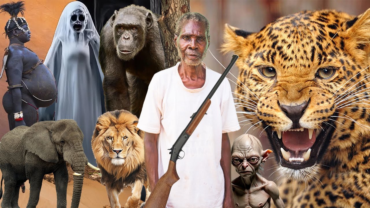 Eeii😒WONDRS ,I met a tall black old man who turned into a Big lion with fire coming from the mouth