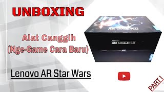Unboxing alat canggih (nge-game cara baru) Lenovo mirage AR star wars jedi challenges part 1 screenshot 1