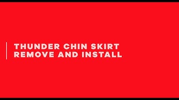 HOW TO INSTALL AND REMOVE CHIN SKIRT LS2 THUNDER