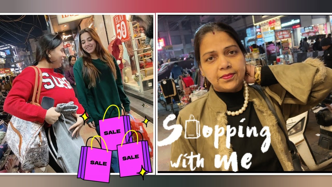 Specially shopping krvai khushi ko 😅😁