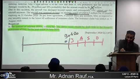 CAF 05 | FAR II | LECTURE # 97 B |BY SIR ADNAN RAUF | SEPTEMBER 2024 ATTEMPT