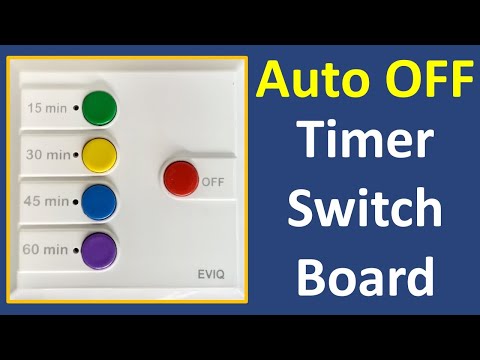 Auto OFF Timer Switch Board For Water Pump And Lighting | Switch Board | Electrical