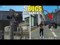 5 NOVOS BUGS NO MODO TREINAMENTO NO FREE FIRE (VOAR)