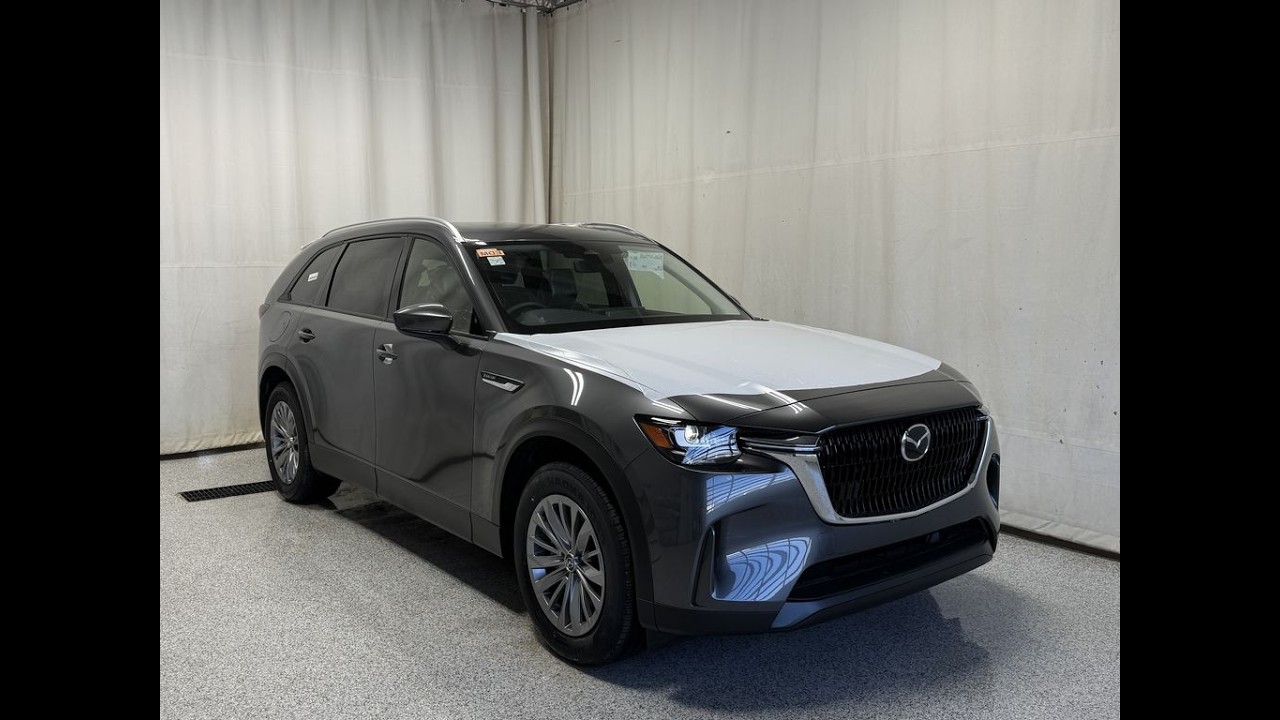 マツダグレージュM 2026 Mazda CX-90 MHEV GS-L AWD (MACHINE GREY METALLIC-BLACK