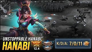 Unstoppable Hanabi MVP Gameplay | 1v3 Outplay Moments | Mobile Legends screenshot 1
