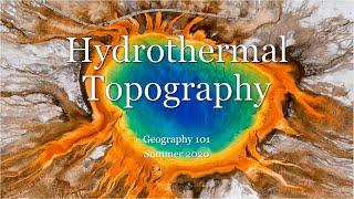 Hydrothermal Topography