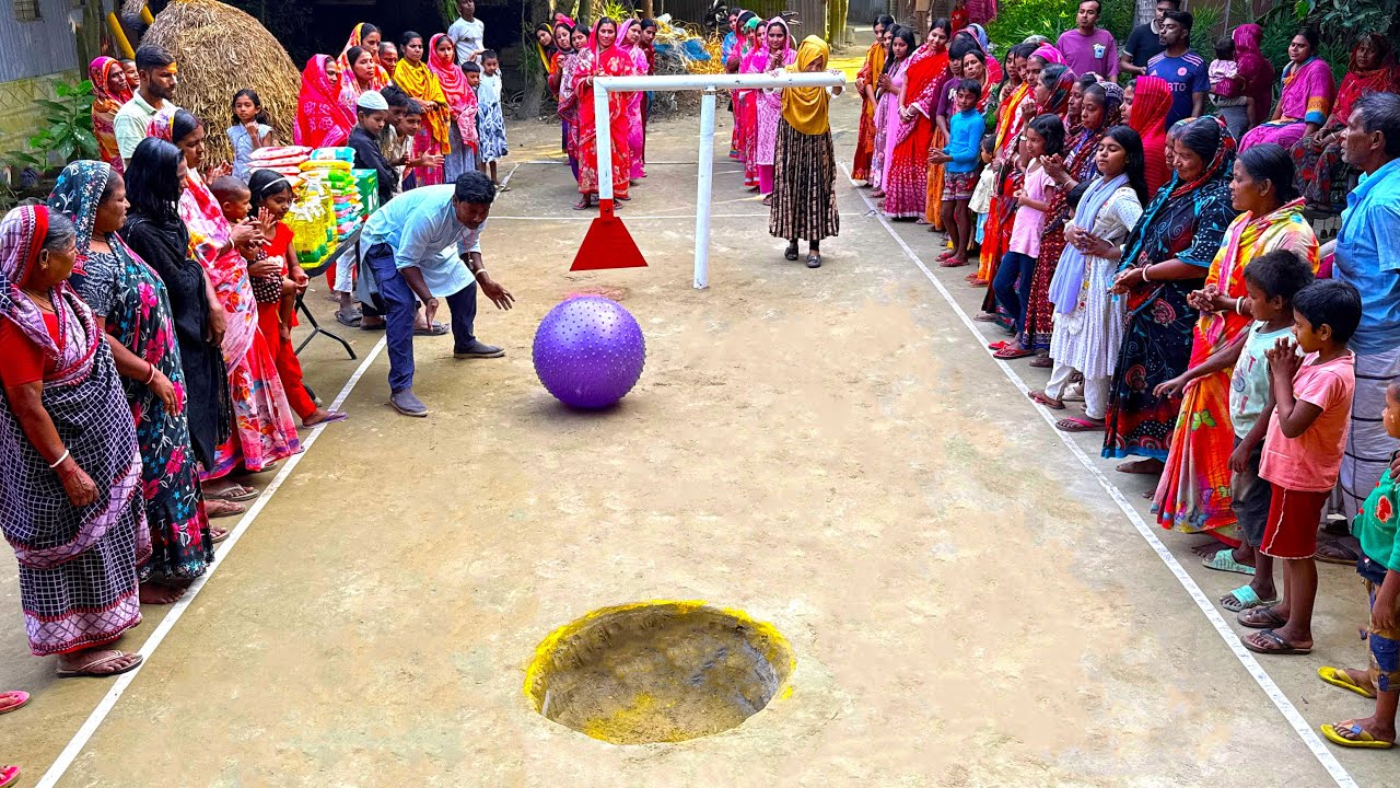 আজব বলের আজব খেলায় অনন্য আনন্দে মেতে উঠলো গ্রামের আপারা ! কে কি পুরষ্কার জিতলো দেখুন !