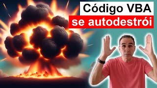 ? Código Excel VBA que se autodestrói após 5 execuções. ?